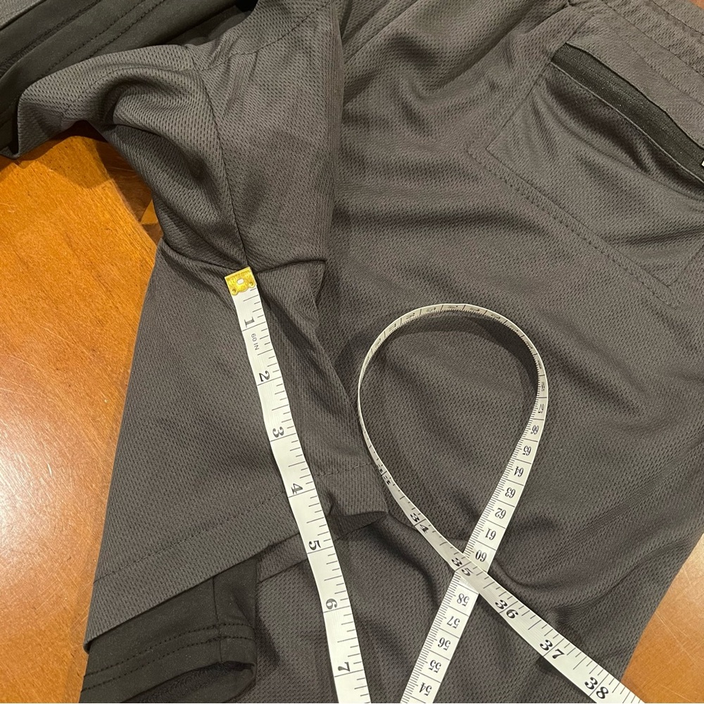 Surenow Men’s 2 in 1 Running Shorts Quick Dry with Liner XXL Dark Gray Workout - Picture 15 of 16